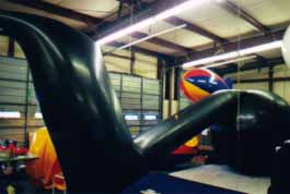 20' musical note - helium inflatable - custom helium advertising balloon